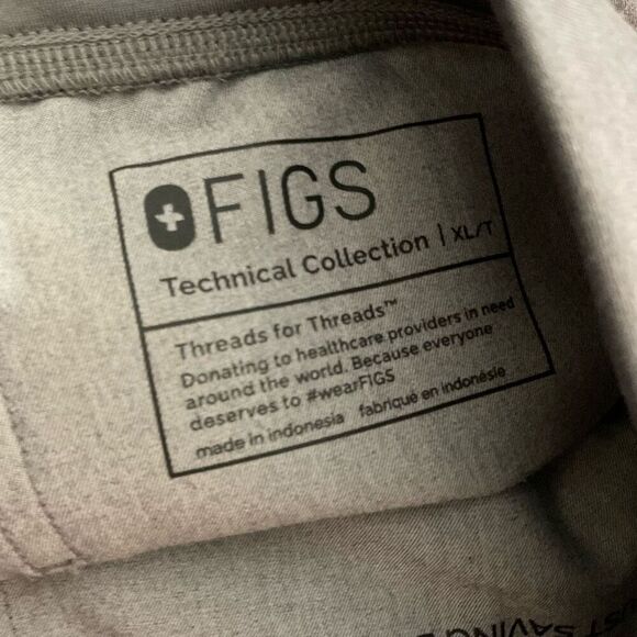 FIGS Zamora Jogger Scrub Pants Women’s Size XL Gray Nurse Work Professional - Picture 10 of 11